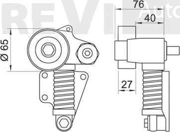 Trevi Automotive TA1202 - Tendicinghia, Cinghia Poly-V autozon.pro