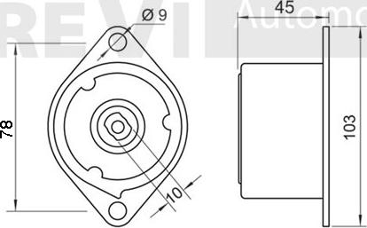 Trevi Automotive TA1787 - Tendicinghia, Cinghia Poly-V autozon.pro