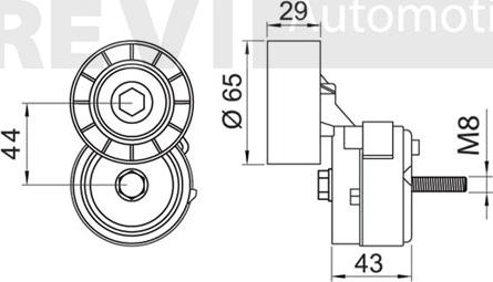 Trevi Automotive TA1771 - Tendicinghia, Cinghia Poly-V autozon.pro