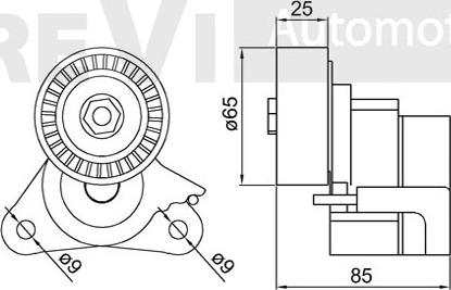 Trevi Automotive TA2092 - Tendicinghia, Cinghia Poly-V autozon.pro