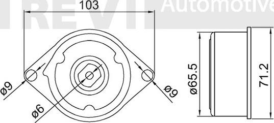 Trevi Automotive TA2058 - Tendicinghia, Cinghia Poly-V autozon.pro