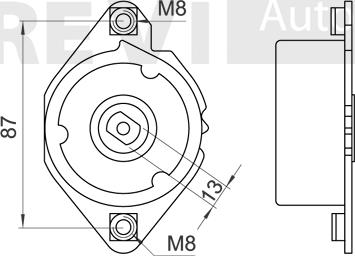 Trevi Automotive TA2060 - Tendicinghia, Cinghia Poly-V autozon.pro