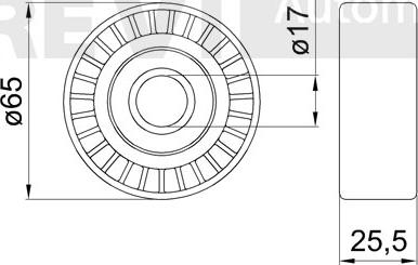 Trevi Automotive TA2101 - Galoppino / Guidacinghia, Cinghia Poly-V autozon.pro