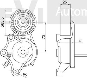 Trevi Automotive TA2182 - Tendicinghia, Cinghia Poly-V autozon.pro