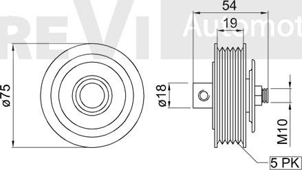 Trevi Automotive TA2134 - Galoppino / Guidacinghia, Cinghia Poly-V autozon.pro