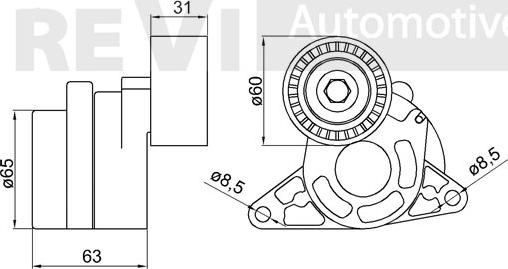 Trevi Automotive TA2137 - Tendicinghia, Cinghia Poly-V autozon.pro