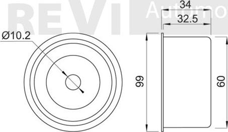 Trevi Automotive TD1417 - Galoppino / Guidacinghia, Cinghia dentata autozon.pro