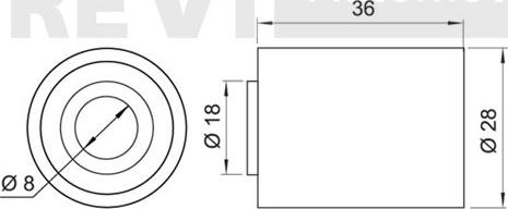 Trevi Automotive TD1542 - Galoppino / Guidacinghia, Cinghia dentata autozon.pro