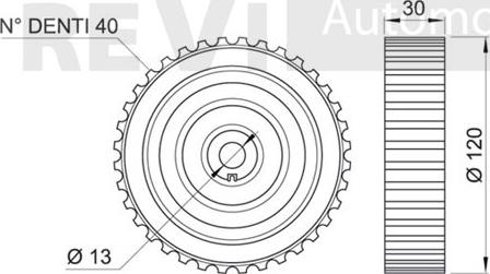 Trevi Automotive TD1645 - Galoppino / Guidacinghia, Cinghia dentata autozon.pro