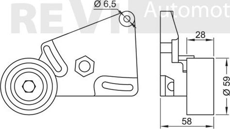 Trevi Automotive TD1605 - Rullo tenditore, Cinghia dentata autozon.pro