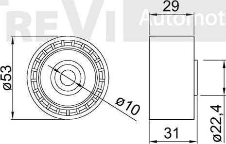 Trevi Automotive TD1603 - Galoppino / Guidacinghia, Cinghia dentata autozon.pro