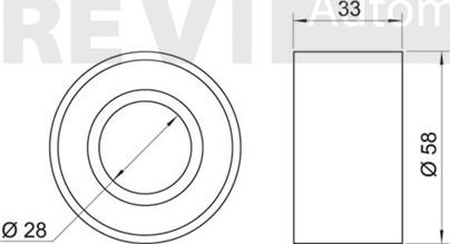 Trevi Automotive TD1671 - Galoppino / Guidacinghia, Cinghia dentata autozon.pro