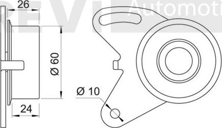 Trevi Automotive TD1052 - Rullo tenditore, Cinghia dentata autozon.pro