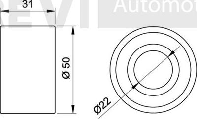 Trevi Automotive TD1079 - Galoppino / Guidacinghia, Cinghia dentata autozon.pro