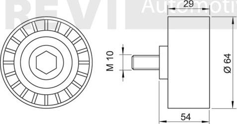 Trevi Automotive TD1075 - Galoppino / Guidacinghia, Cinghia dentata autozon.pro