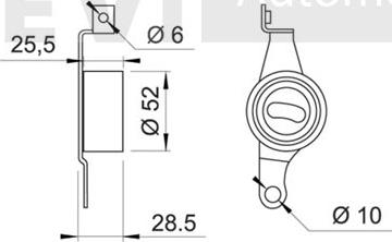 Trevi Automotive TD1192 - Rullo tenditore, Cinghia dentata autozon.pro