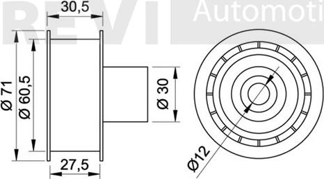 Trevi Automotive TD1110 - Galoppino / Guidacinghia, Cinghia dentata autozon.pro