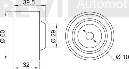 Trevi Automotive TD1174 - Galoppino / Guidacinghia, Cinghia dentata autozon.pro