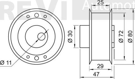 Trevi Automotive TD1356 - Rullo tenditore, Cinghia dentata autozon.pro