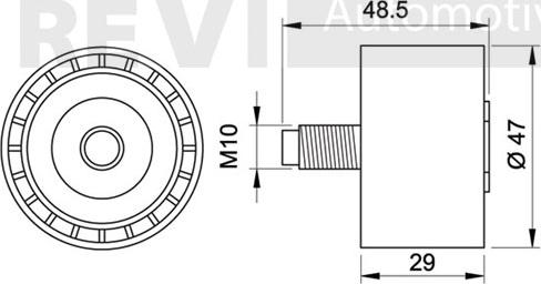 Trevi Automotive TD1310 - Galoppino / Guidacinghia, Cinghia dentata autozon.pro