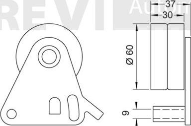 Trevi Automotive TD1262 - Rullo tenditore, Cinghia dentata autozon.pro