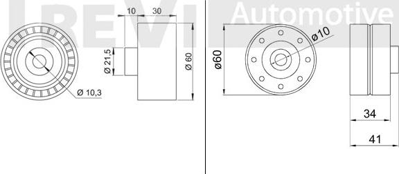 Trevi Automotive TD1279 - Galoppino / Guidacinghia, Cinghia dentata autozon.pro