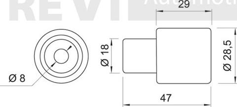 Trevi Automotive TD1273 - Galoppino / Guidacinghia, Cinghia dentata autozon.pro