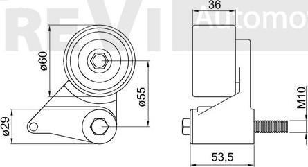 Trevi Automotive TD1748 - Galoppino / Guidacinghia, Cinghia dentata autozon.pro