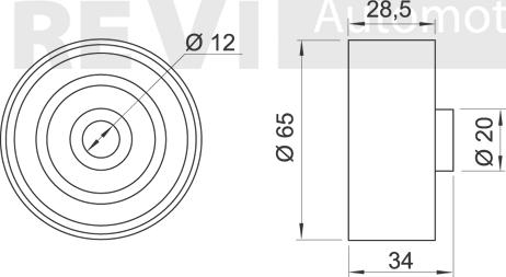 Trevi Automotive TD1730 - Galoppino / Guidacinghia, Cinghia dentata autozon.pro