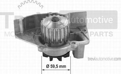 Trevi Automotive TP448 - Pompa acqua autozon.pro