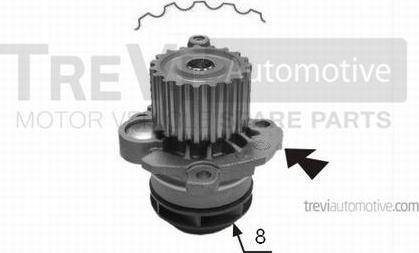 Trevi Automotive TP1455 - Pompa acqua autozon.pro