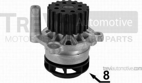 Trevi Automotive TP1237 - Pompa acqua autozon.pro