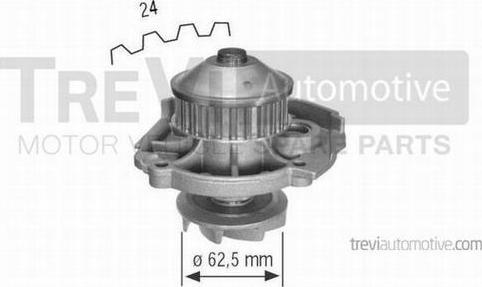 Trevi Automotive TP839 - Pompa acqua autozon.pro