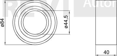 Trevi Automotive WB1996 - Kit cuscinetto ruota autozon.pro