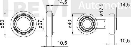 Trevi Automotive WB1930 - Kit cuscinetto ruota autozon.pro