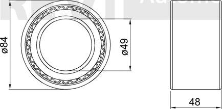 Trevi Automotive WB1542 - Kit cuscinetto ruota autozon.pro