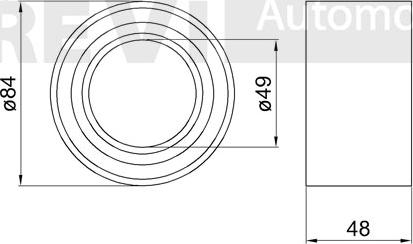 Trevi Automotive WB1724 - Kit cuscinetto ruota autozon.pro