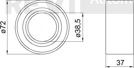 Trevi Automotive WB1625 - Kit cuscinetto ruota autozon.pro