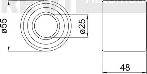 Trevi Automotive WB1160 - Kit cuscinetto ruota autozon.pro