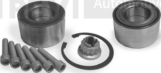 Trevi Automotive WB1180 - Kit cuscinetto ruota autozon.pro