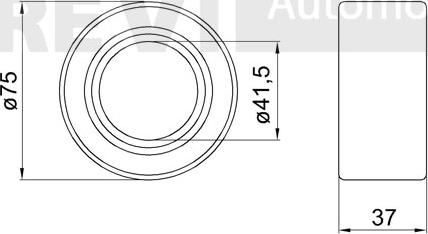 Trevi Automotive WB1853 - Kit cuscinetto ruota autozon.pro