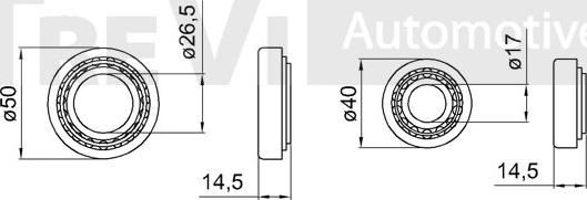 Trevi Automotive WB1806 - Kit cuscinetto ruota autozon.pro