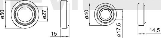 Trevi Automotive WB1802 - Kit cuscinetto ruota autozon.pro