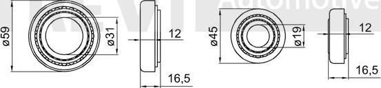 Trevi Automotive WB1807 - Kit cuscinetto ruota autozon.pro