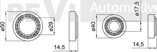 Trevi Automotive WB1819 - Kit cuscinetto ruota autozon.pro