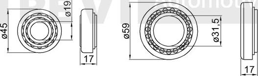 Trevi Automotive WB1392 - Kit cuscinetto ruota autozon.pro