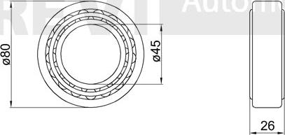 Trevi Automotive WB1340 - Kit cuscinetto ruota autozon.pro