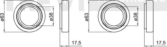 Trevi Automotive WB1269 - Kit cuscinetto ruota autozon.pro