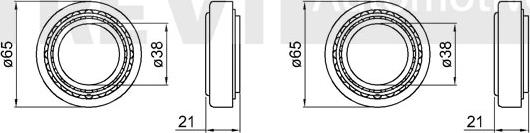 Trevi Automotive WB1771 - Kit cuscinetto ruota autozon.pro