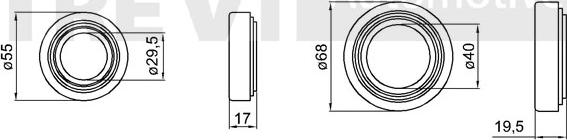 Trevi Automotive WB2062 - Kit cuscinetto ruota autozon.pro